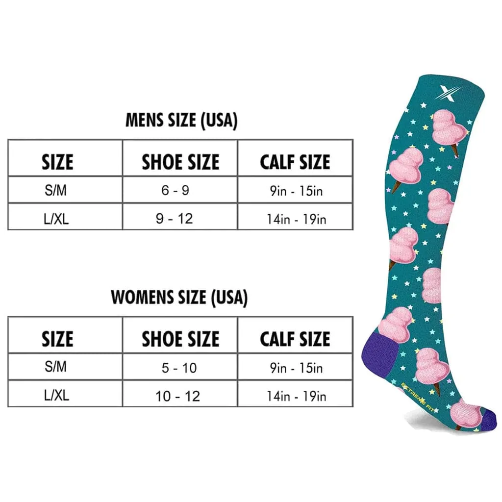 Fun & Expressive Compression Socks (3-Pairs)