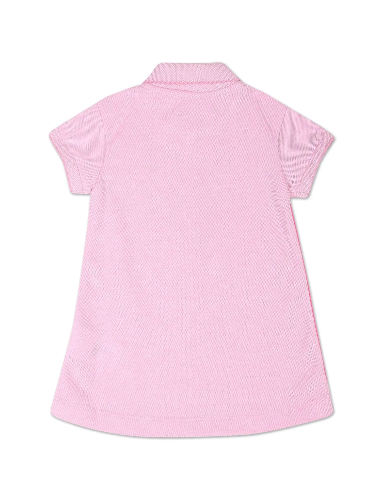 Girls Brand Tape Pique Polo Dress