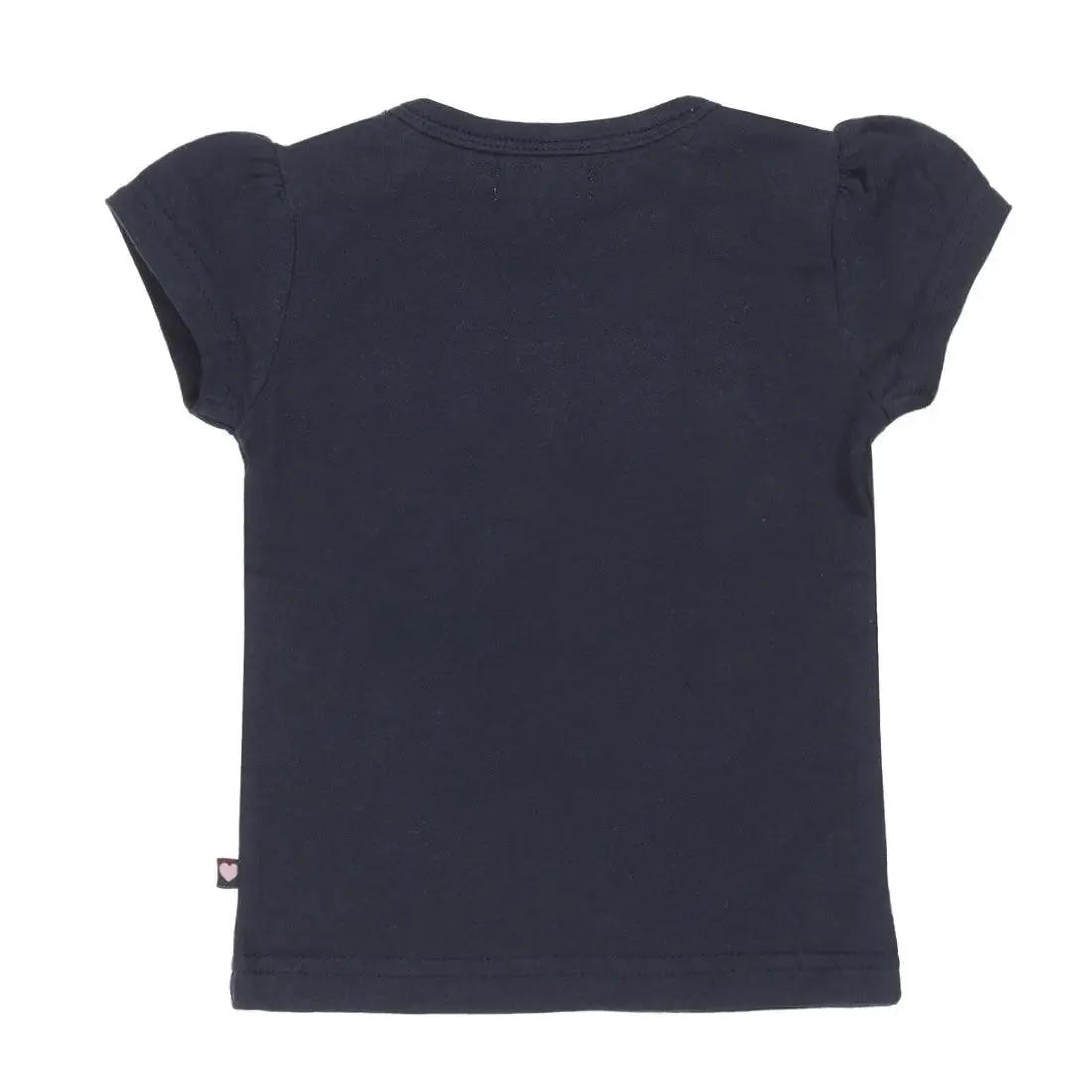 Girls T-shirt Dark Blue Tassels | Dirkje