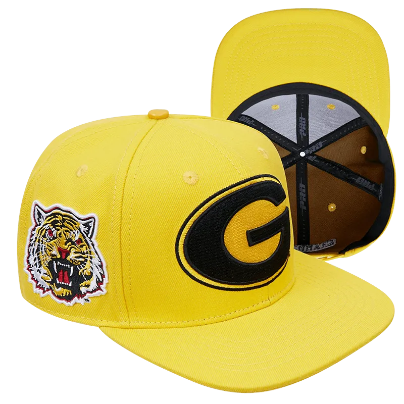 GRAMBLING STATE UNIVERSITY CLASSIC UNISEX WOOL SNAPBACK HAT (YELLOW)