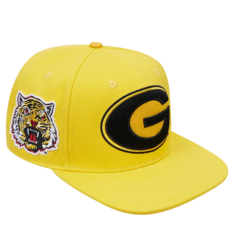 GRAMBLING STATE UNIVERSITY CLASSIC UNISEX WOOL SNAPBACK HAT (YELLOW)