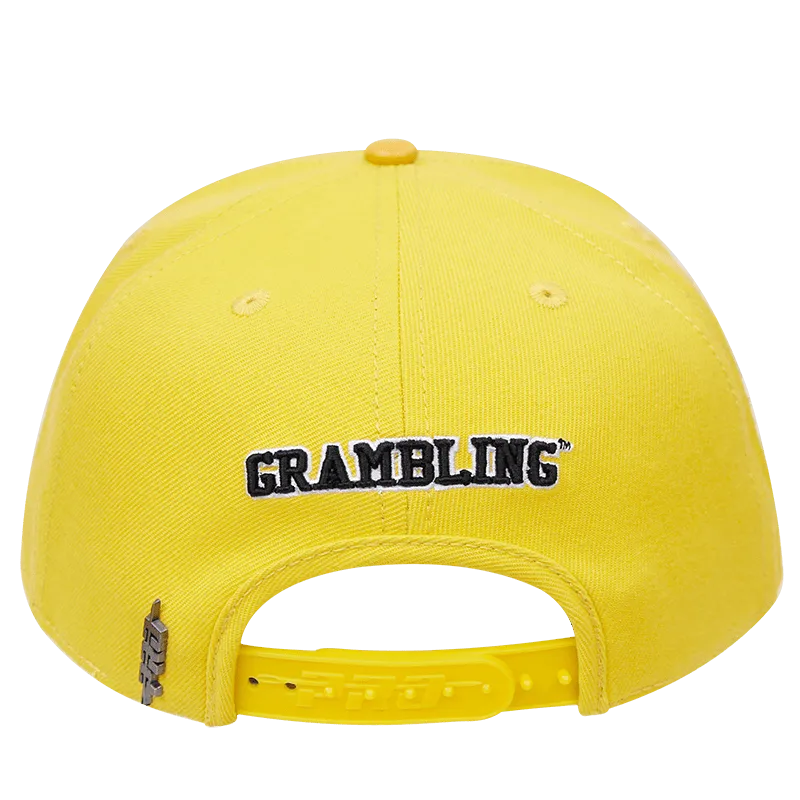 GRAMBLING STATE UNIVERSITY CLASSIC UNISEX WOOL SNAPBACK HAT (YELLOW)