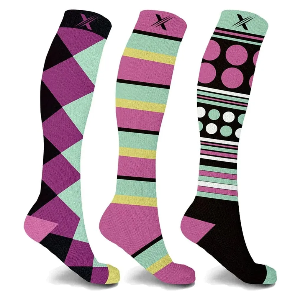 Jumble Mumble Compression Socks (3-Pairs)