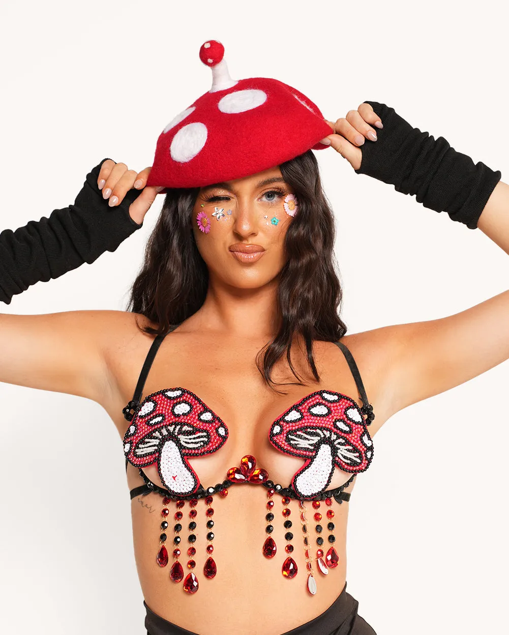 Magic Mushroom Carnival Bra