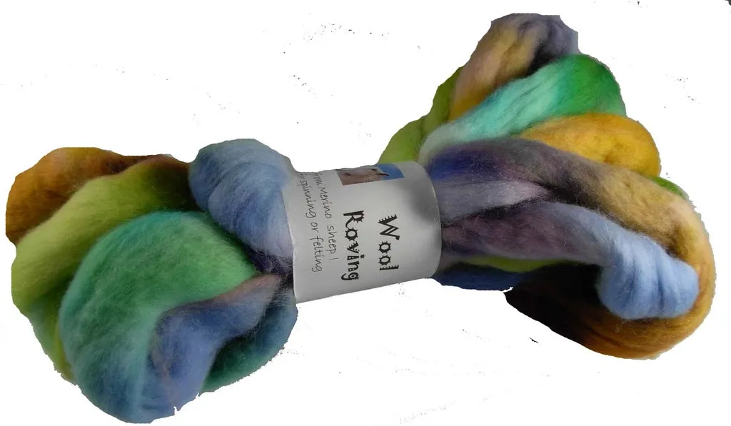 Merino Wool Roving, Spring Meadow