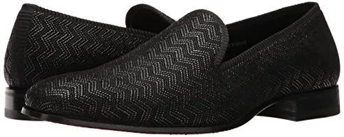 MEZLAN MEN'S ARISTOTLE TUXEDO LOAFER, BLACK, 10 M US