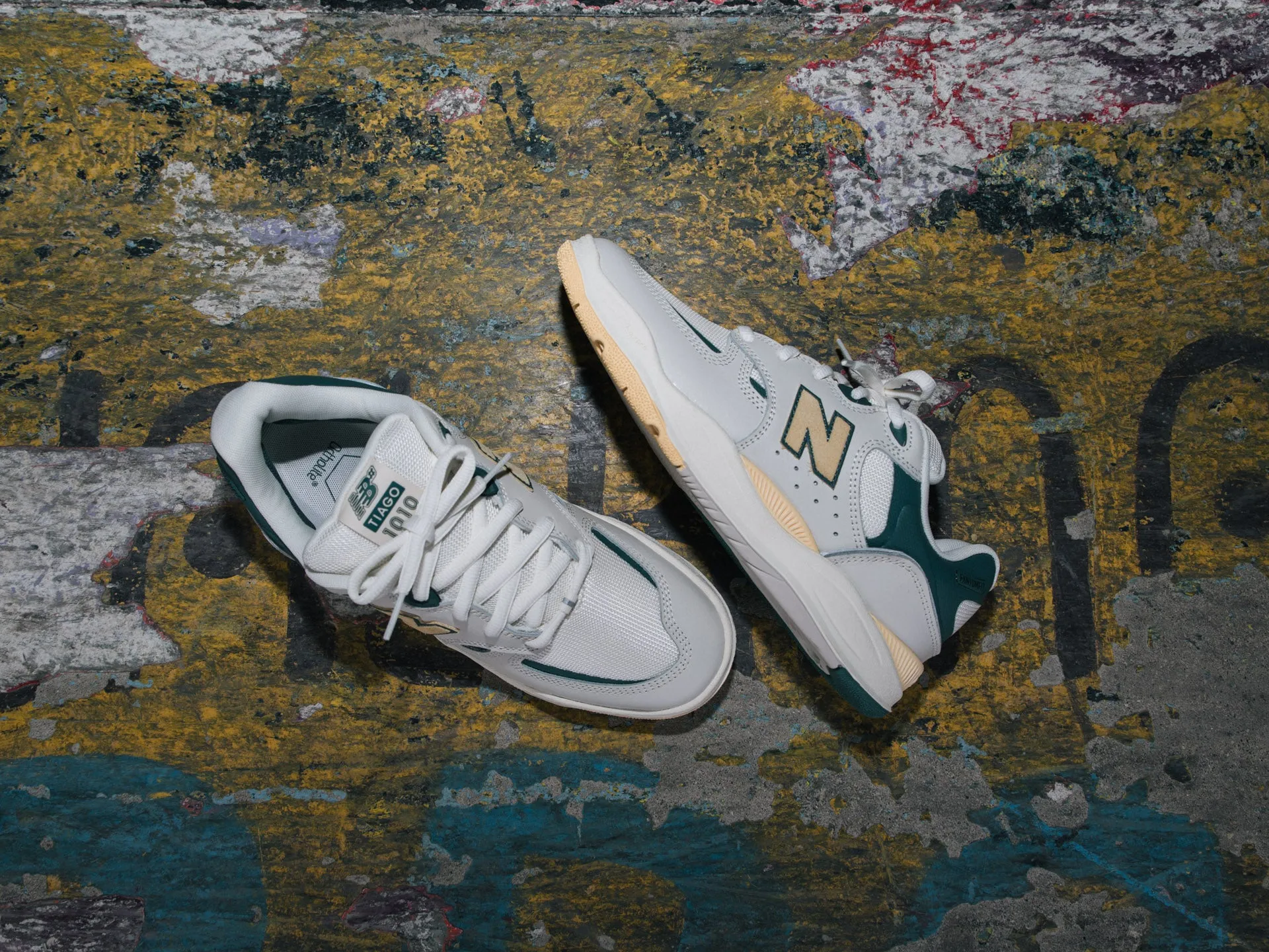 New Balance Numeric Tiago Lemos 1010 'White/Green' -Originally $110.00