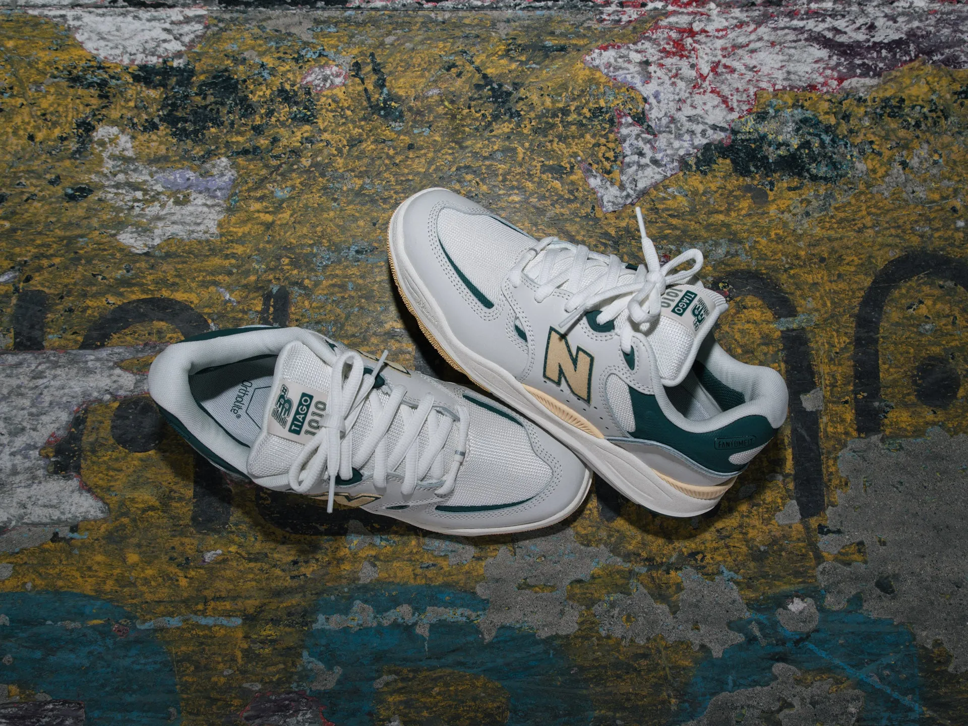 New Balance Numeric Tiago Lemos 1010 'White/Green' -Originally $110.00