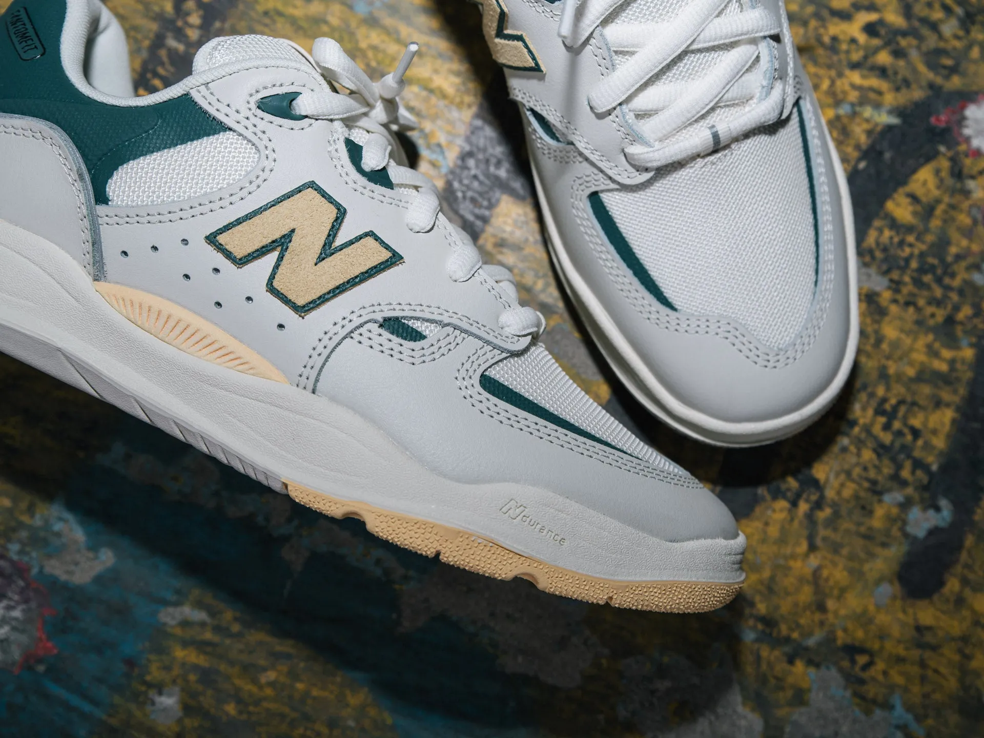 New Balance Numeric Tiago Lemos 1010 'White/Green' -Originally $110.00