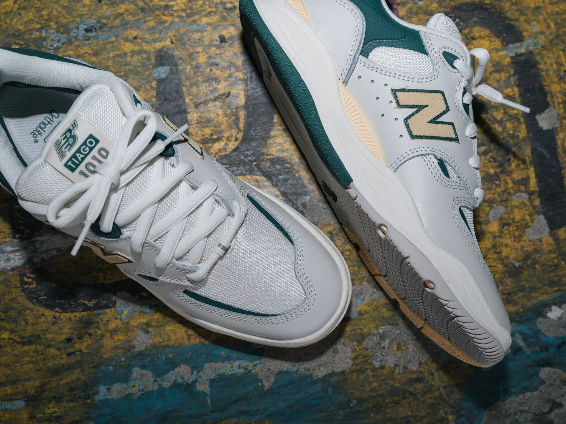 New Balance Numeric Tiago Lemos 1010 'White/Green' -Originally $110.00