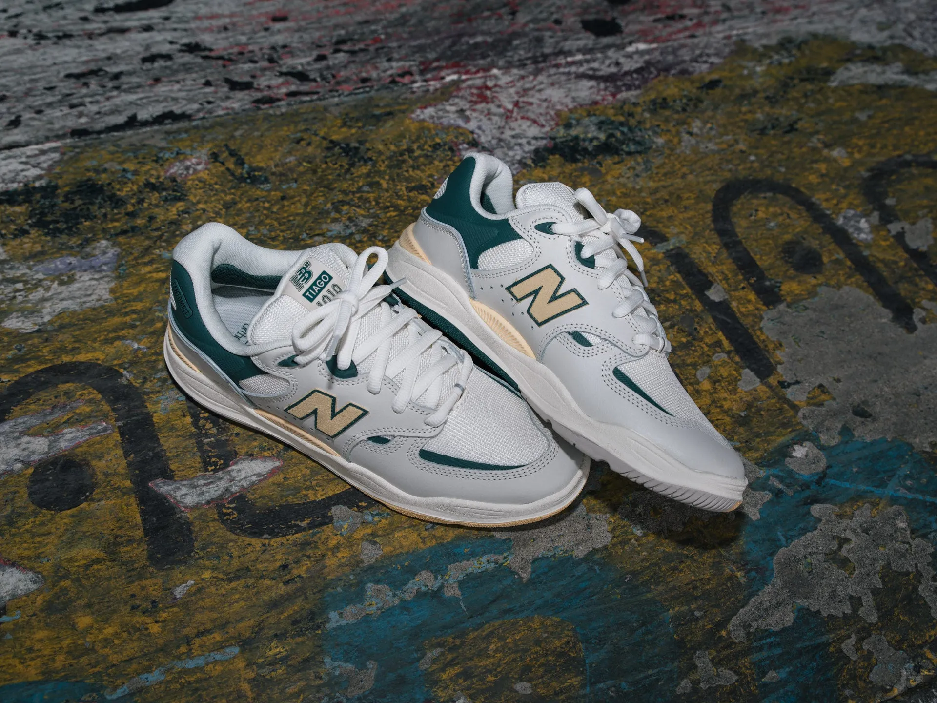 New Balance Numeric Tiago Lemos 1010 'White/Green' -Originally $110.00