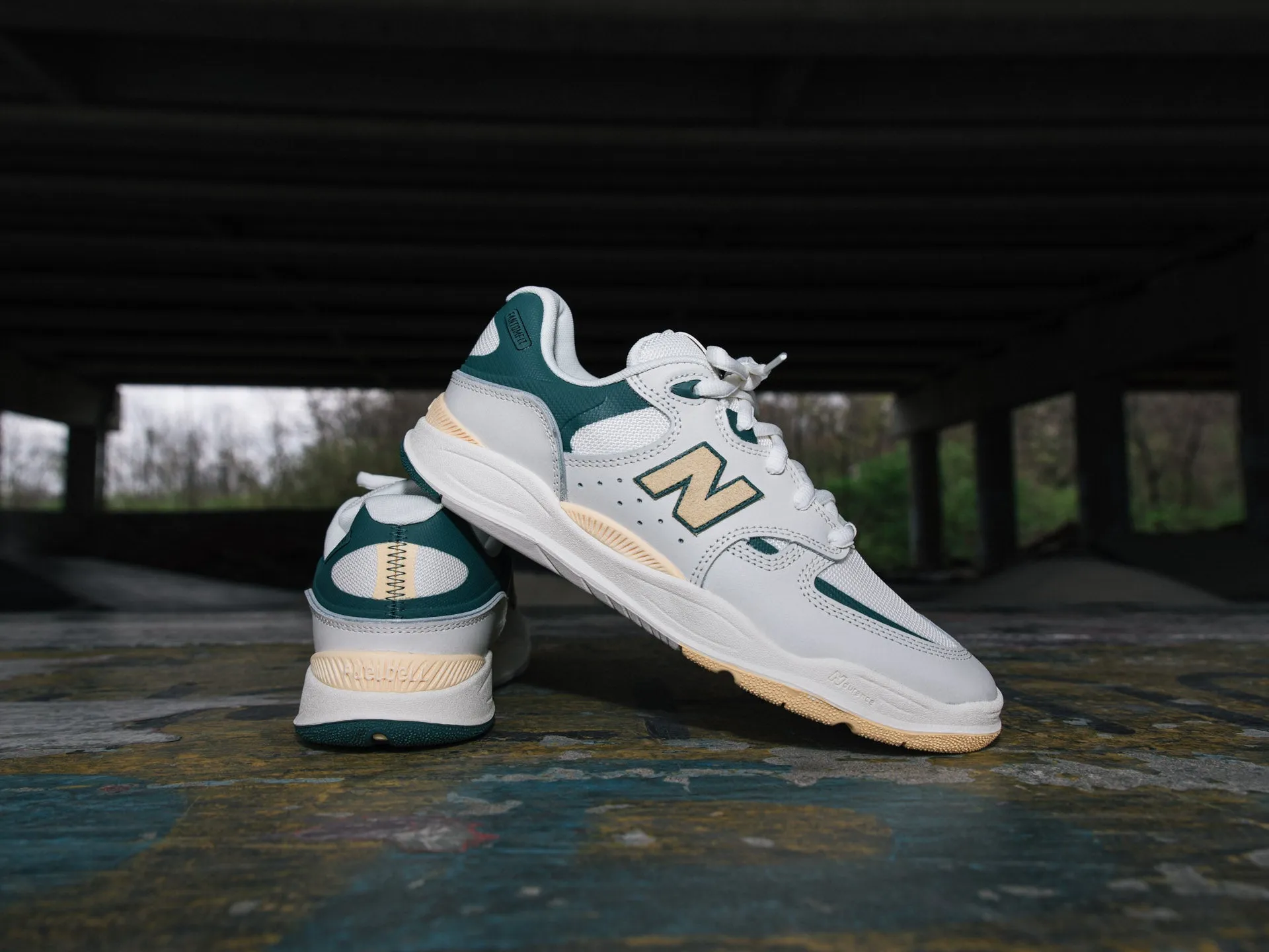 New Balance Numeric Tiago Lemos 1010 'White/Green' -Originally $110.00