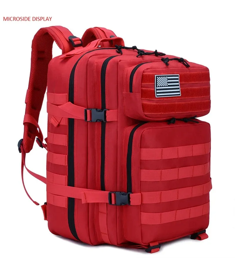 New Trending Portable Molle Bag 45L Mountain Travel Luggage Oxford Tactical Backpack |