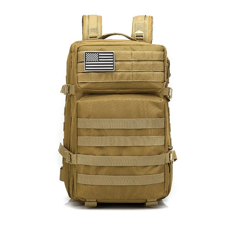 New Trending Portable Molle Bag 45L Mountain Travel Luggage Oxford Tactical Backpack |