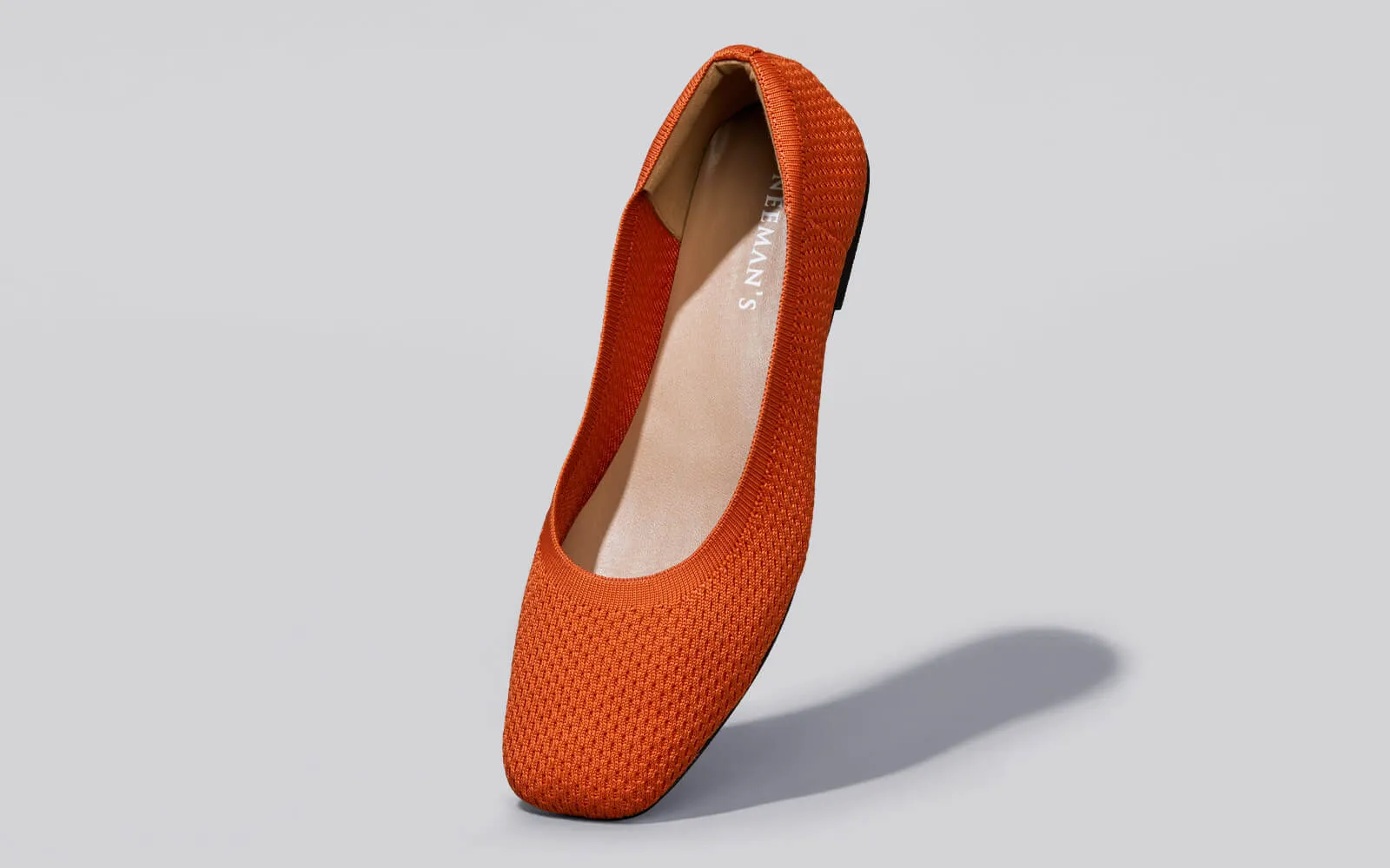 Plush Square Flats : Apricot