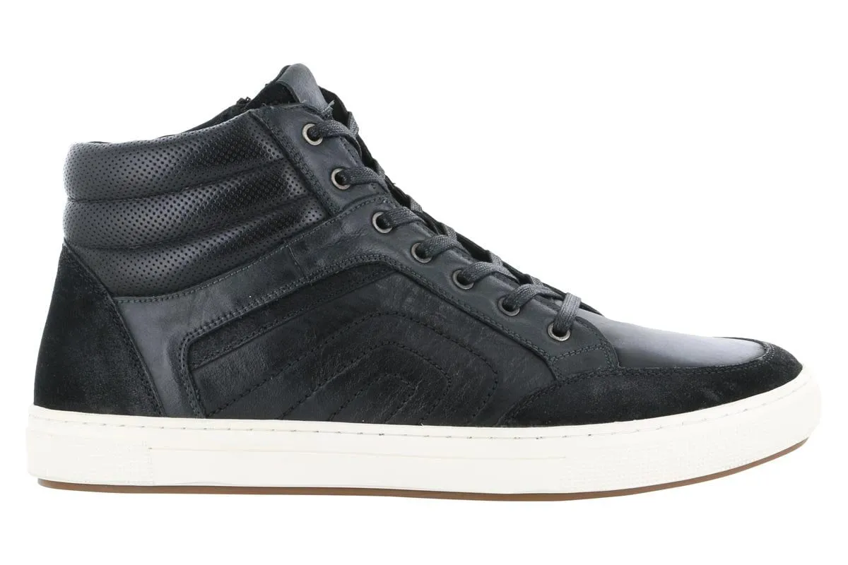 Propet Kenton High Top Casual Sneaker Black