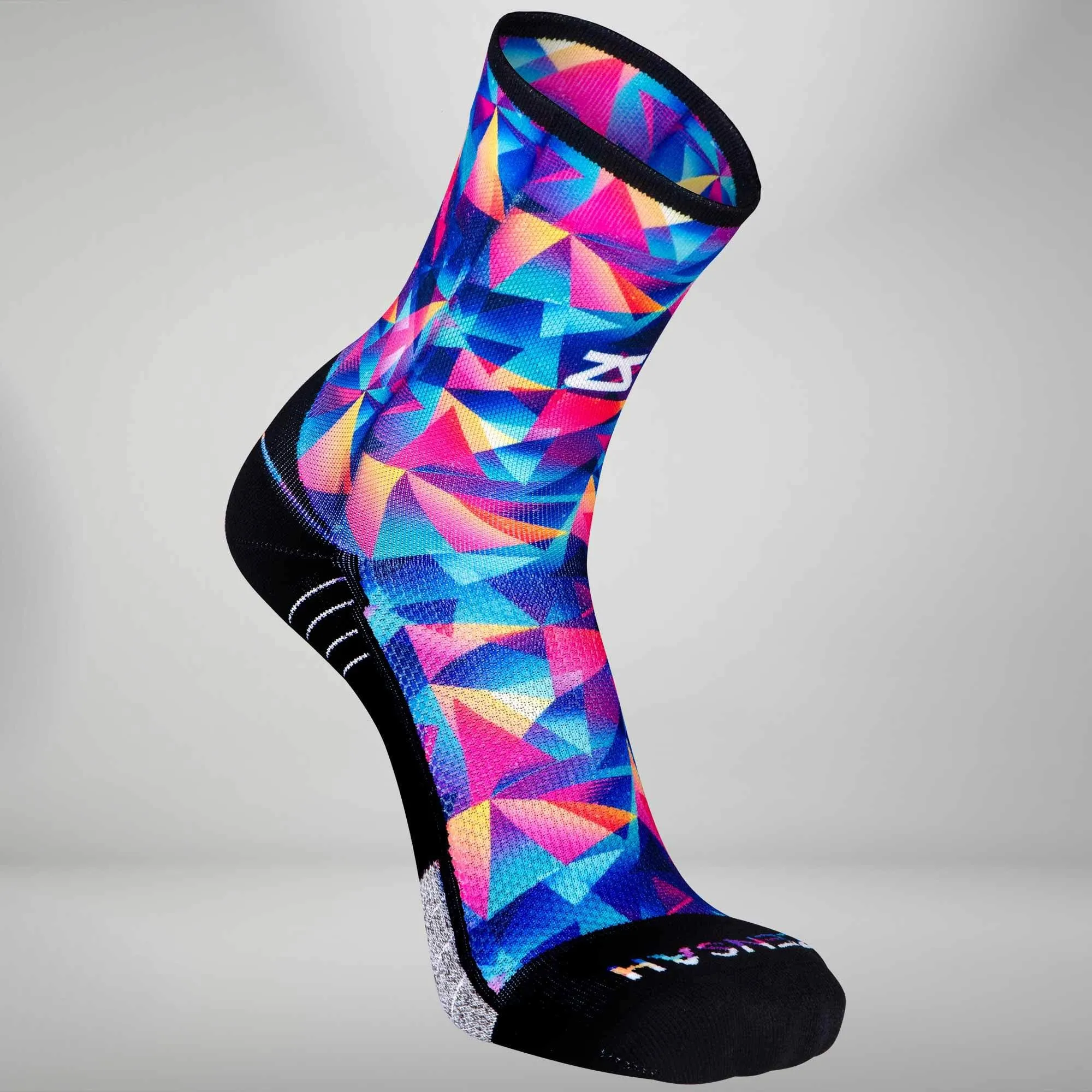 Retro Triangles Socks (Mini Crew)