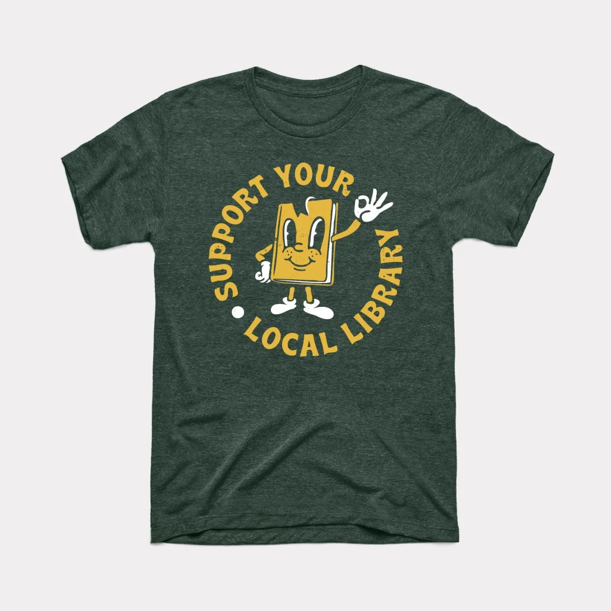 Support Your Local Library Adult Unisex Tee