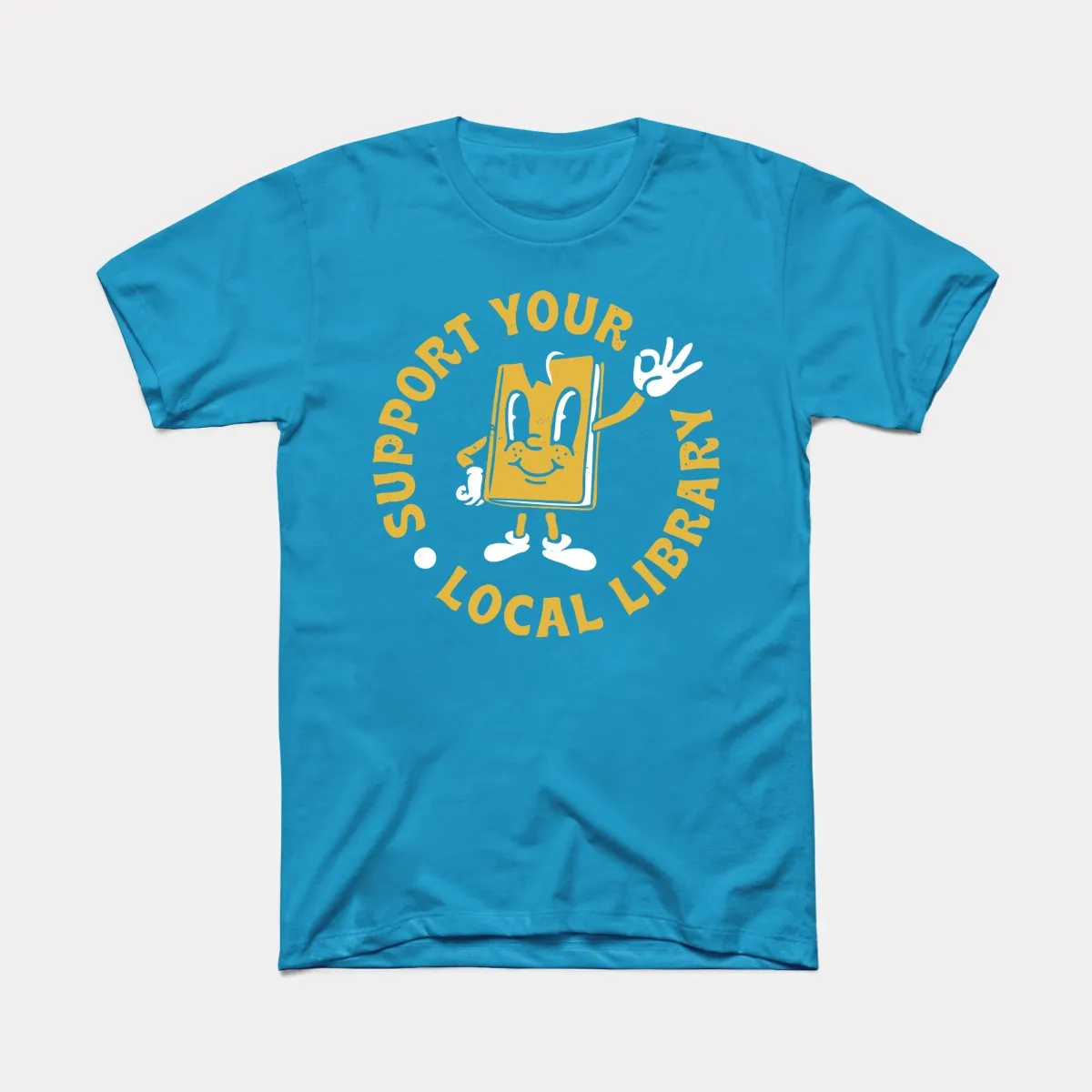 Support Your Local Library Adult Unisex Tee