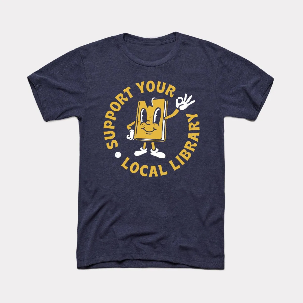 Support Your Local Library Adult Unisex Tee