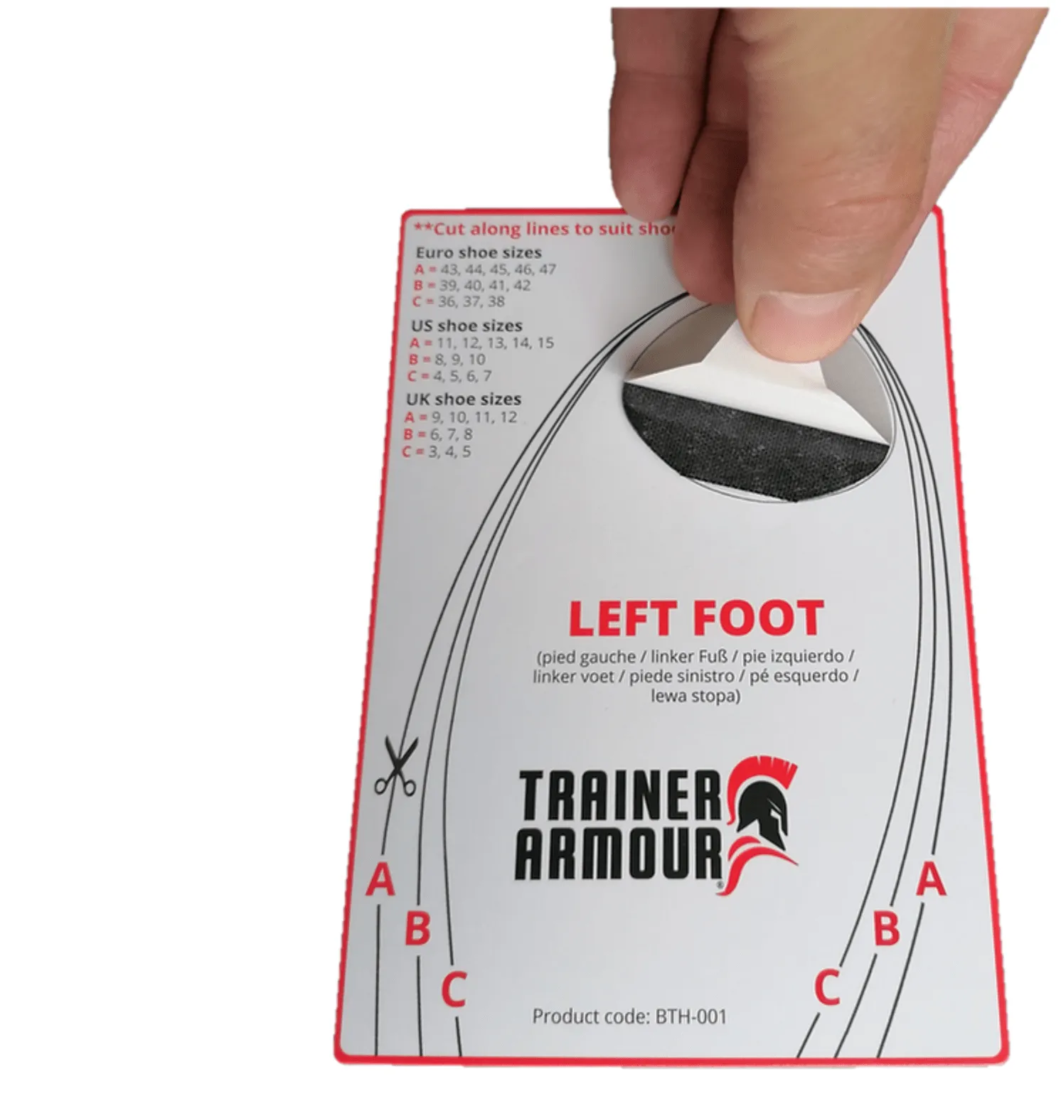 Trainer Armour - Big Toe Hole Preventer shoe repair