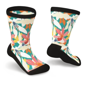 Tropical Bliss Non-Binding Diabetic Socks