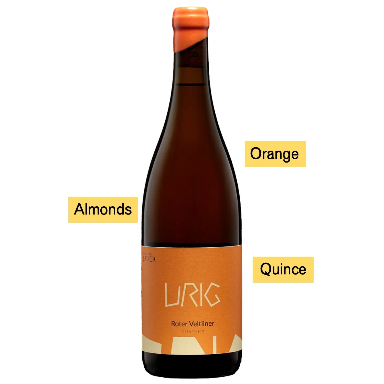 Urig Roter Veltliner, Bauer, Orange Wine, Natural & Organic