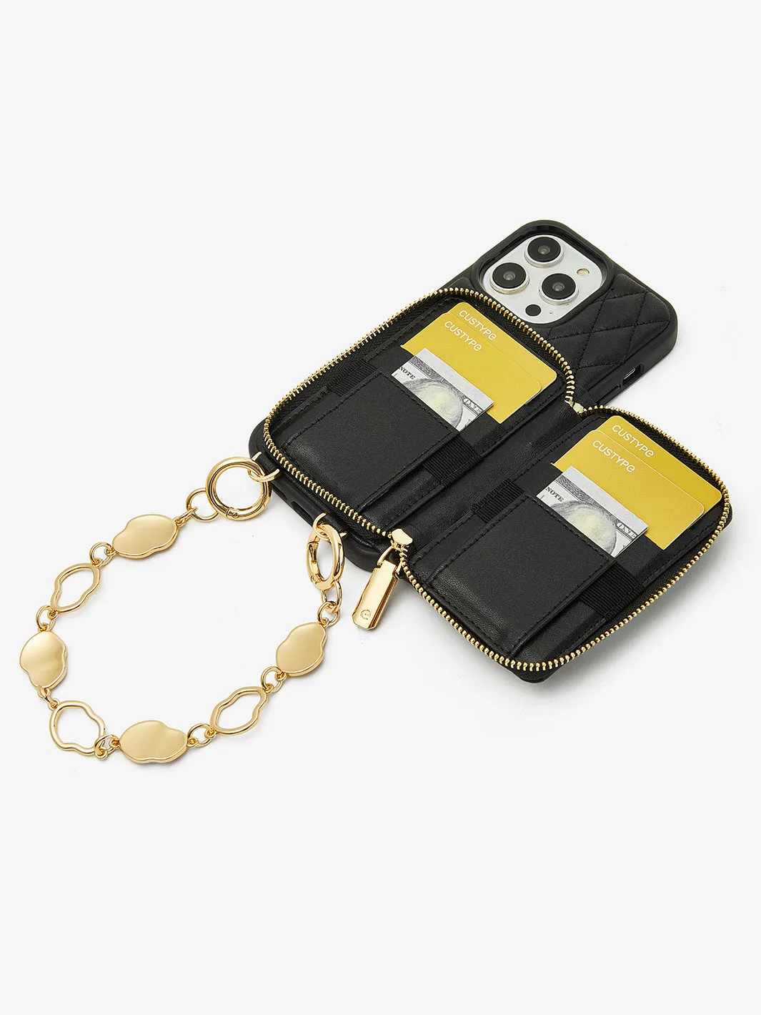 WristFit- Irregular Ring Metal Wrist Strap Phone Case